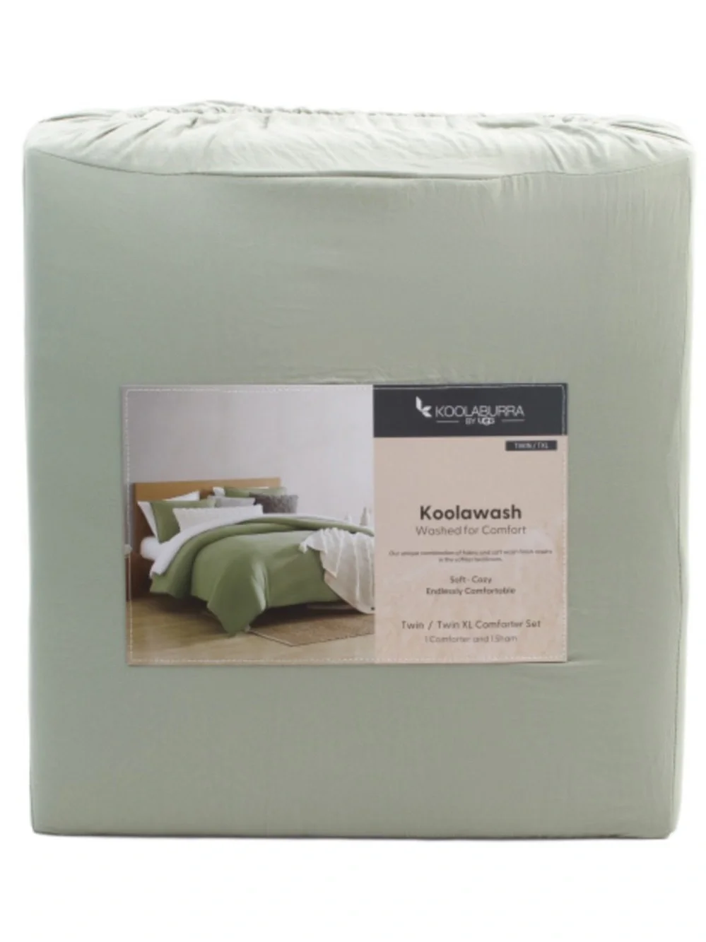 Koolaburra By Ugg Washed Green Comforter Set